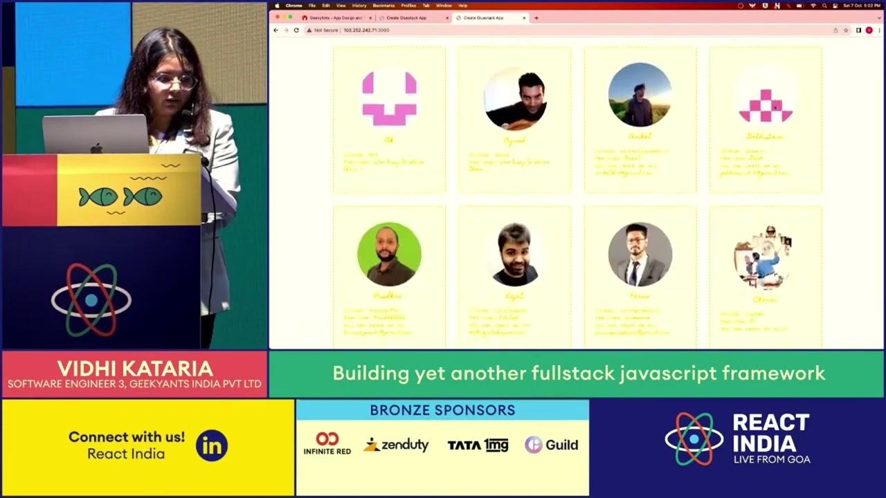 Building yet another fullstack javascript framework - Vidhi Kataria